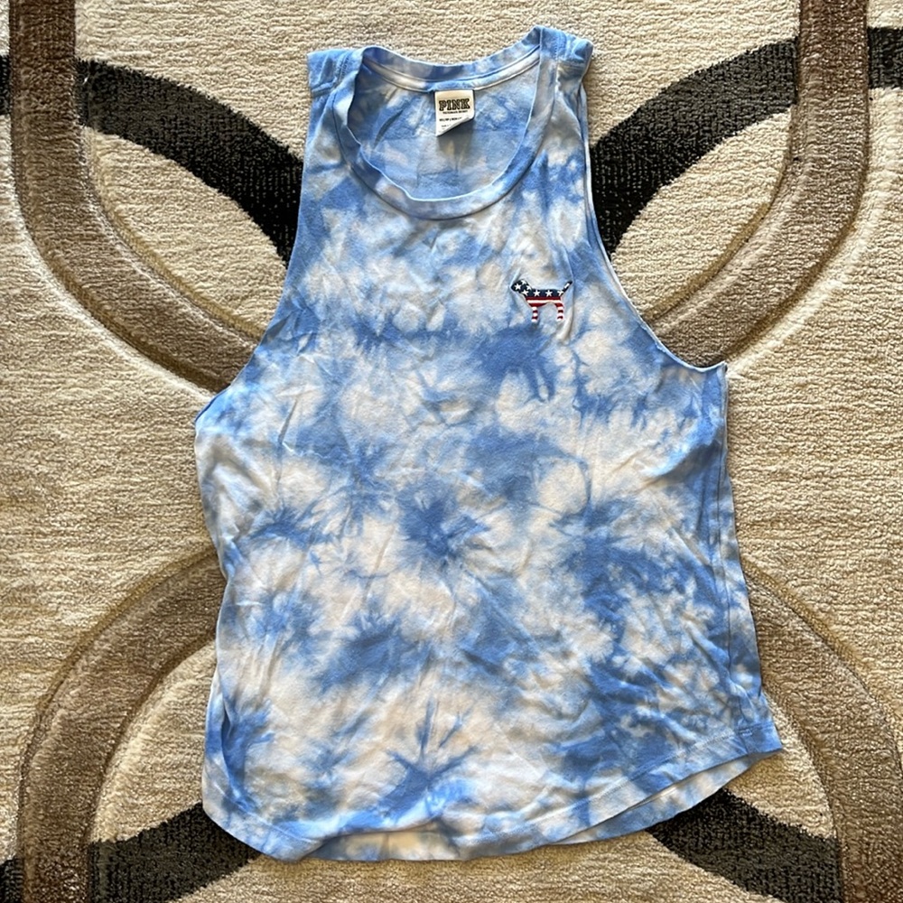 VS PINK American tank top tie dye